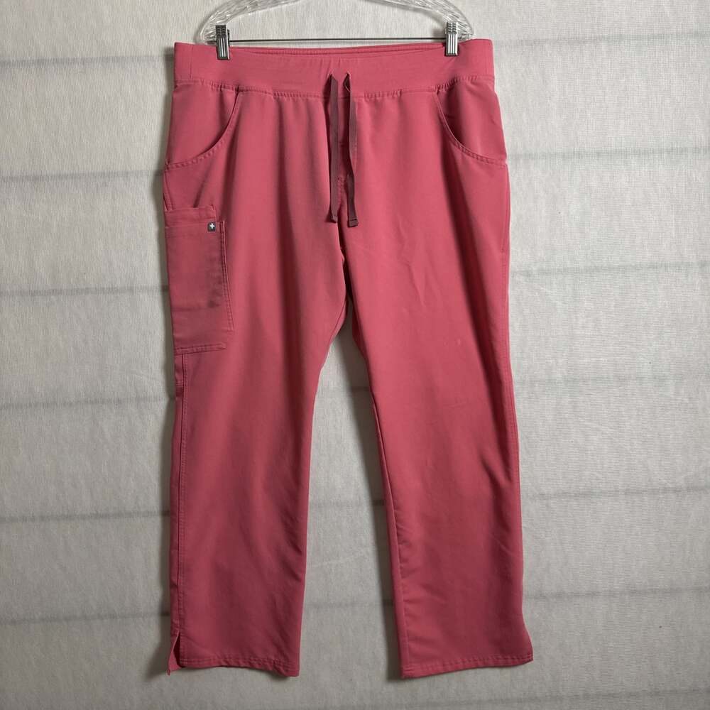 Figs Women’s Size XL Quartz Pink BCA Kade Cargo Scrub Pant - Pockets